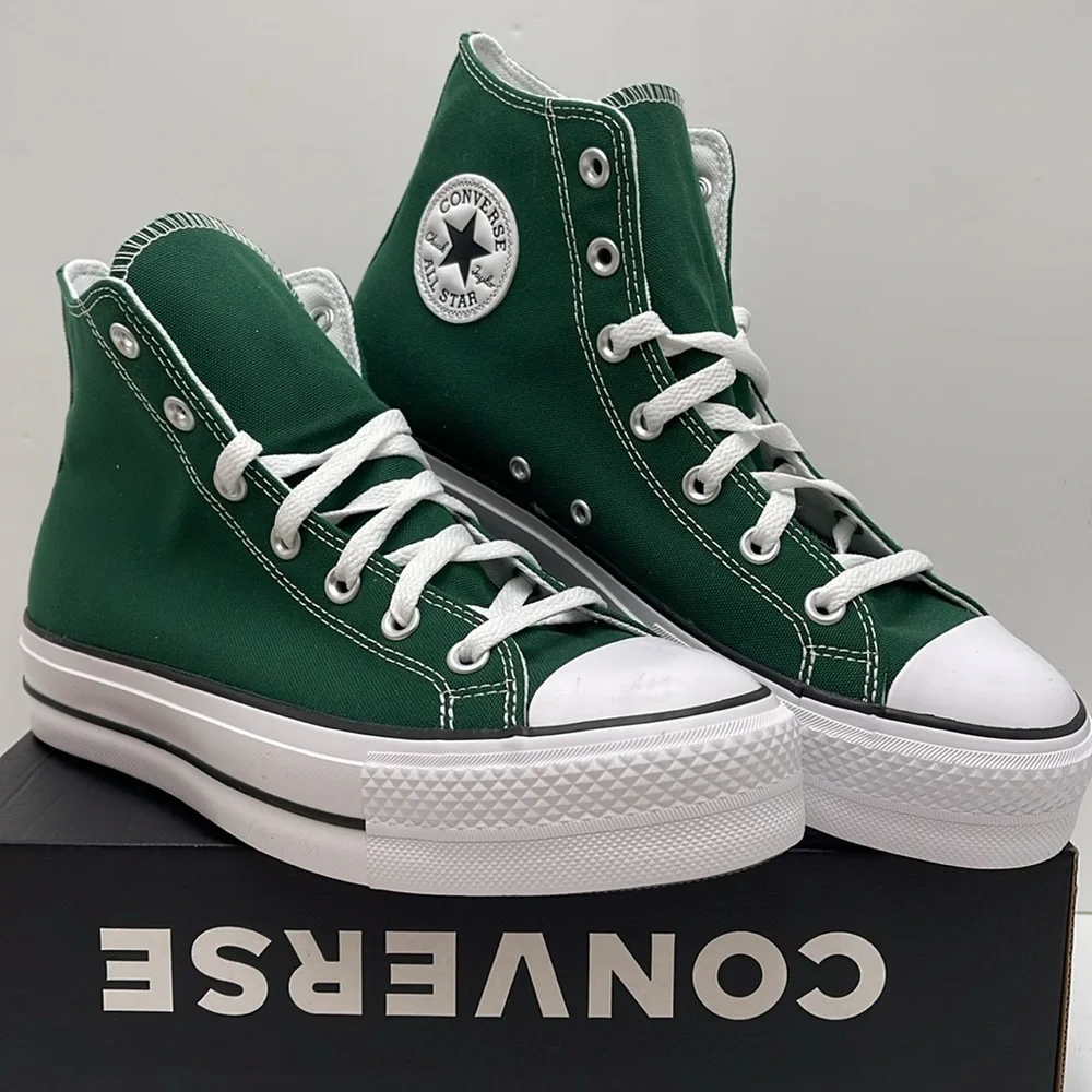 Converse WMNS CTAS LIFT HI
MIDNIGHT CLOVER/WHITE/BLACK A09987C Platforms Sneaker - Picture 1 of 16